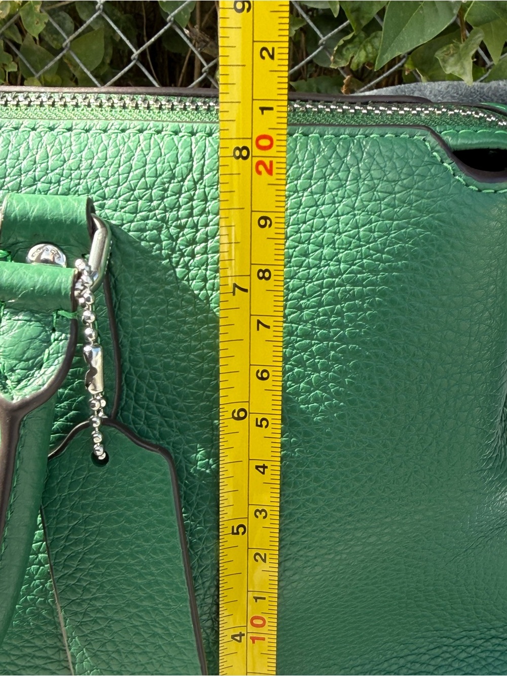 Coach Georgia Satchel crafted from refined pebble leather. EUC - Picture 12 of 12